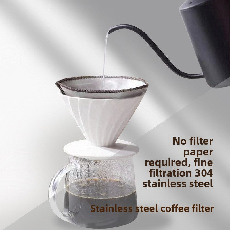 Stainless steel coffee filter bag