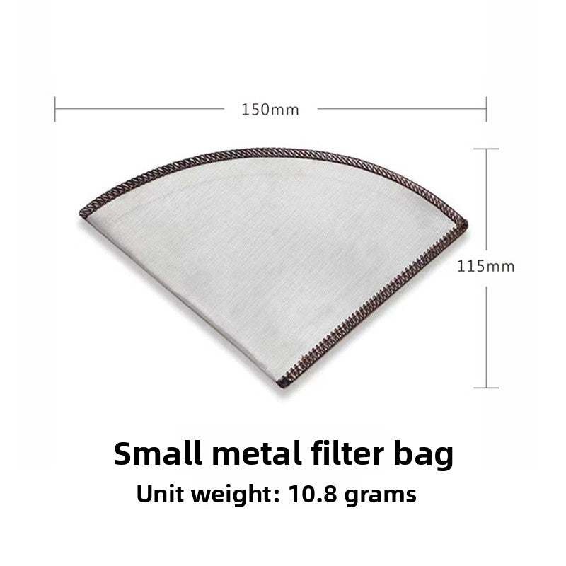 Stainless steel coffee filter bag