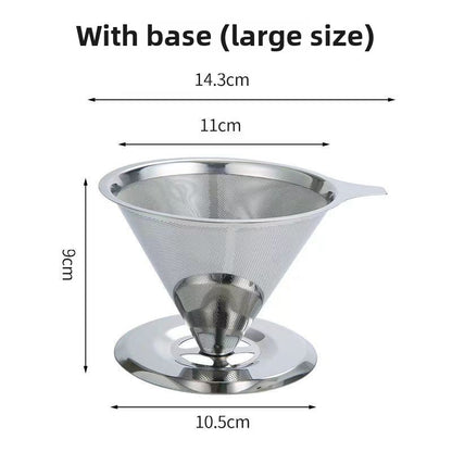 Stainless Steel Coffee Filter Strainer with Ultra Fine Mesh
