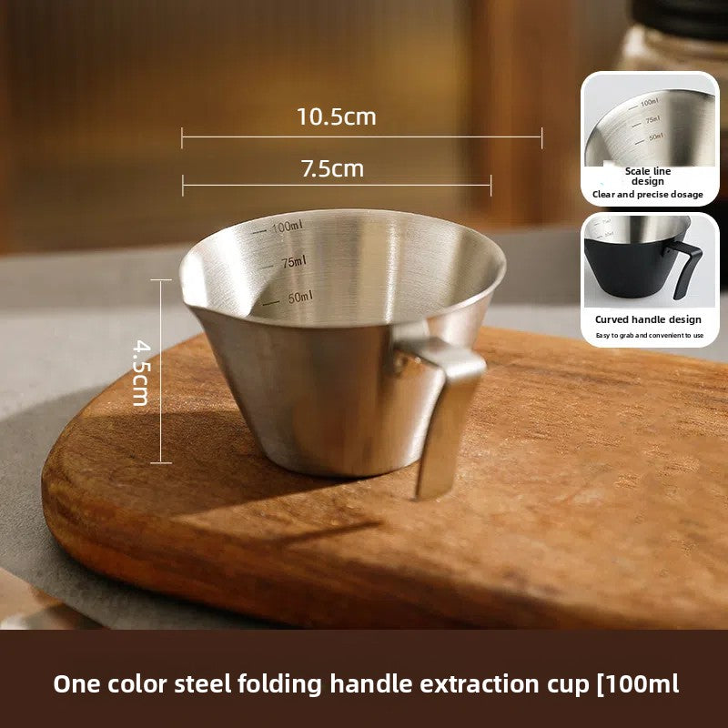 Stainless Steel Coffee Measuring Cup with Scale 100ml