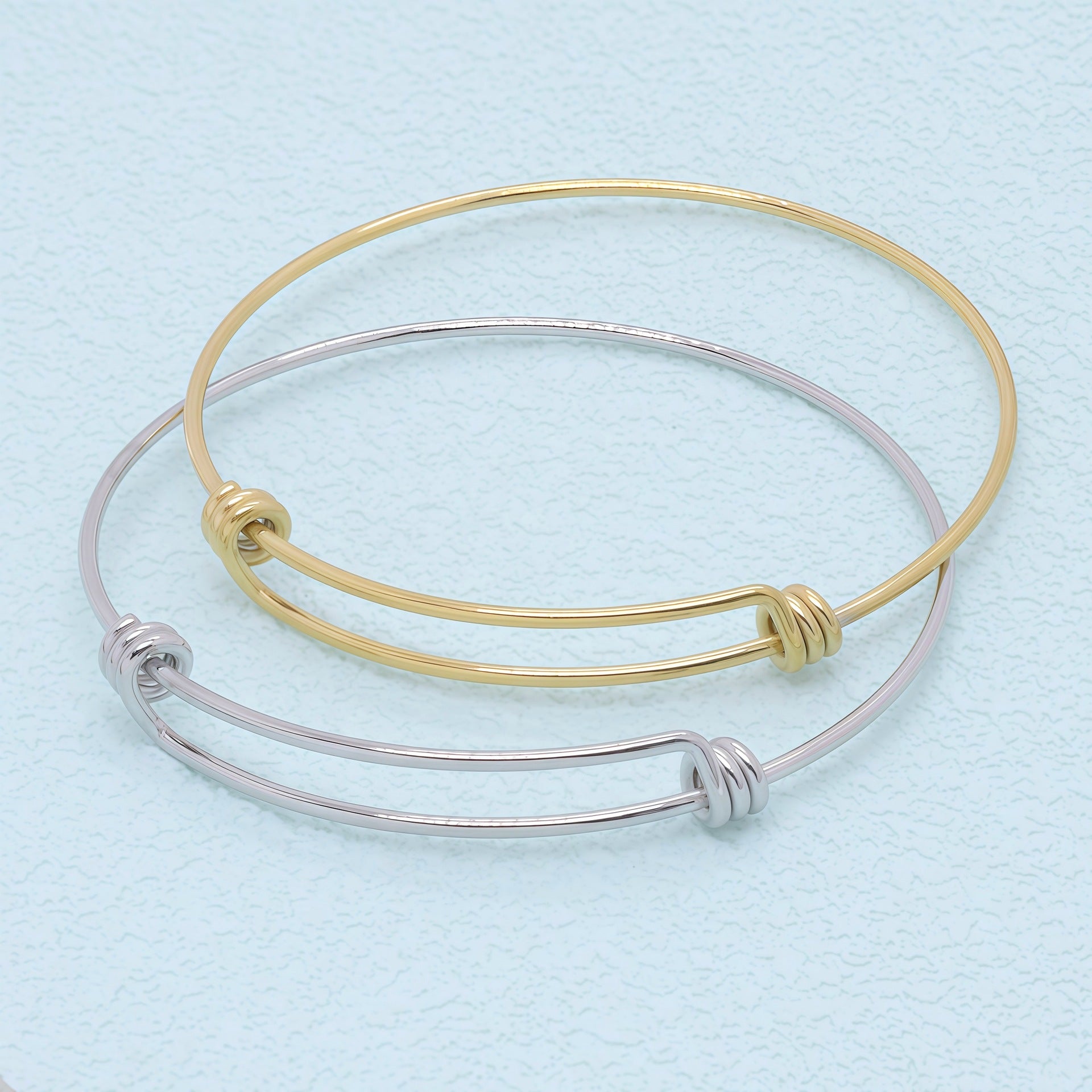 Stainless steel coil bracelet