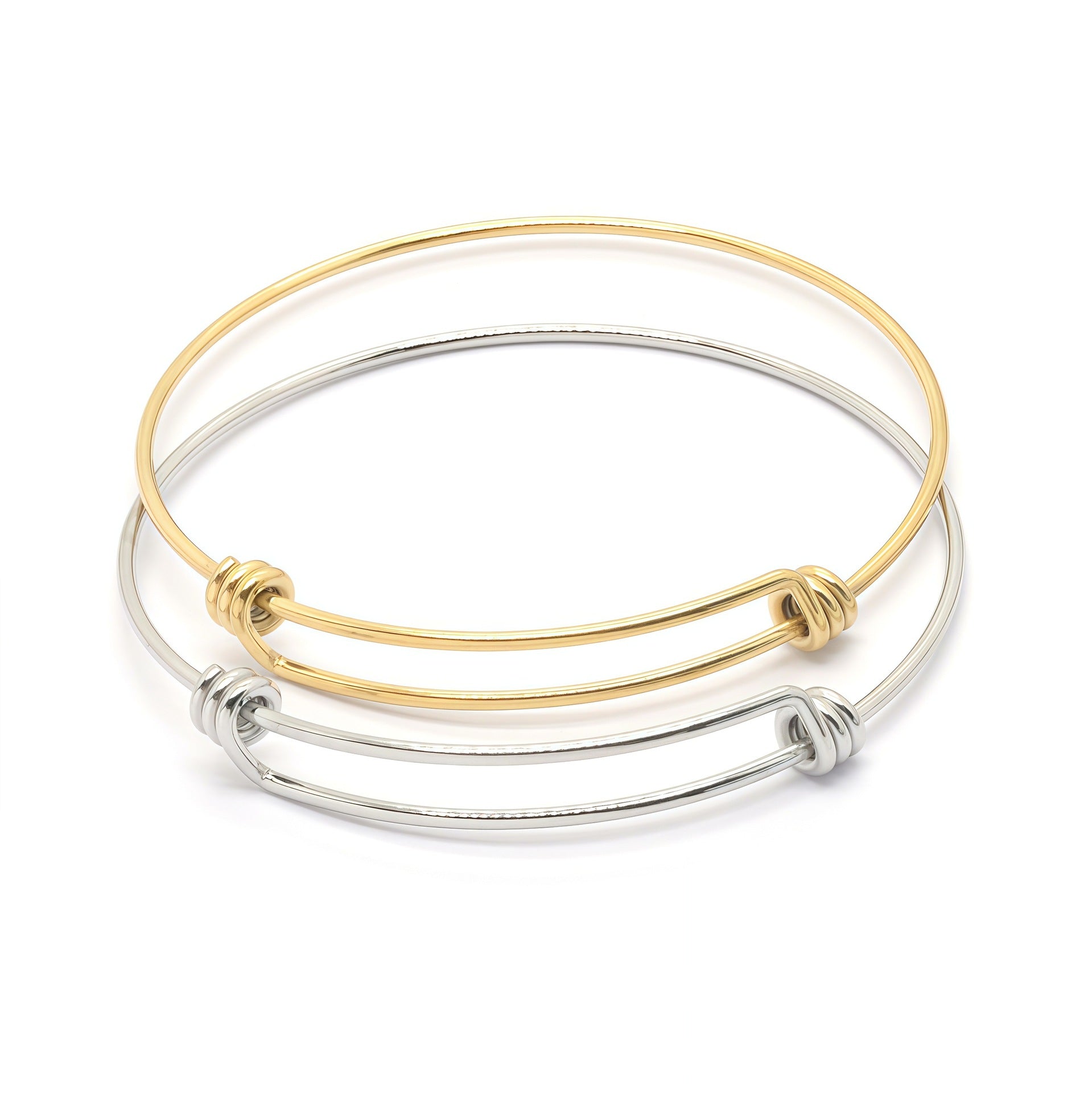 Stainless steel coil bracelet