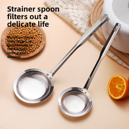 Stainless steel colander for household kitchen