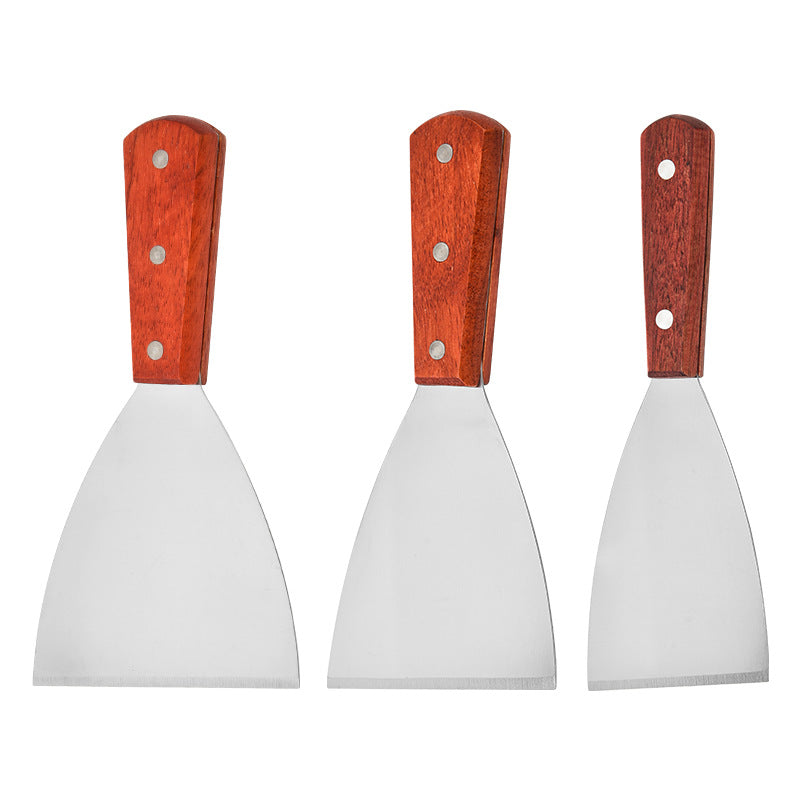 Stainless steel cooking spatula