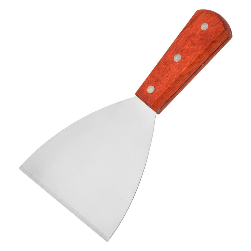 Stainless steel cooking spatula