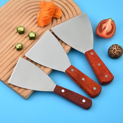 Stainless steel cooking spatula