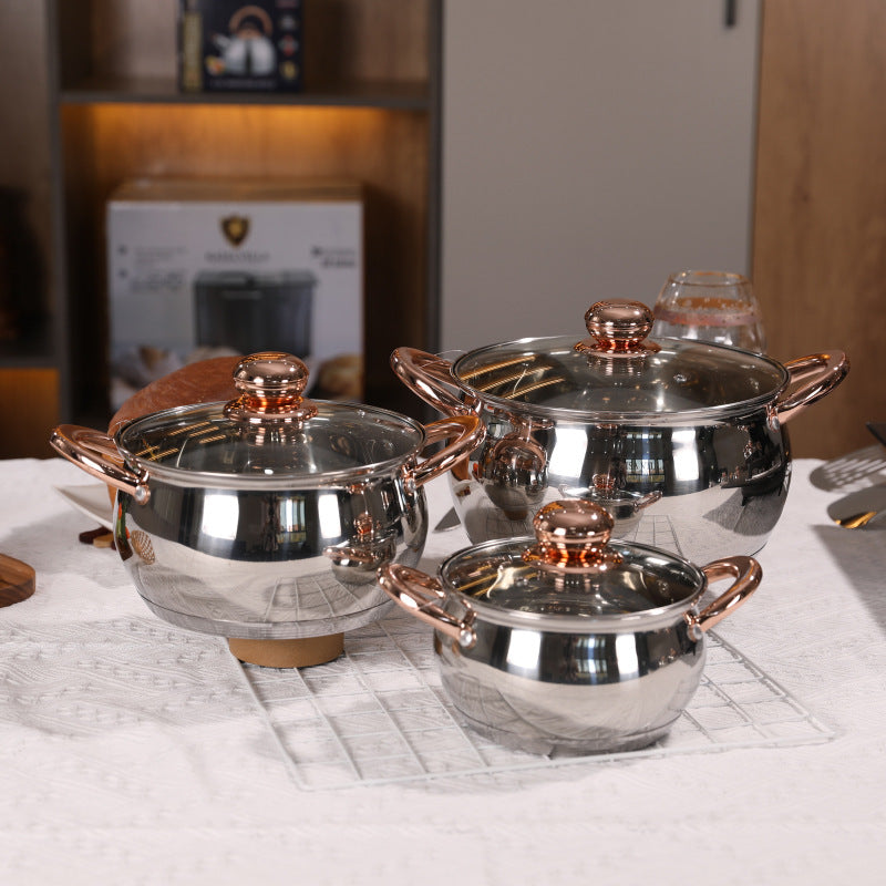 Stainless steel cookware