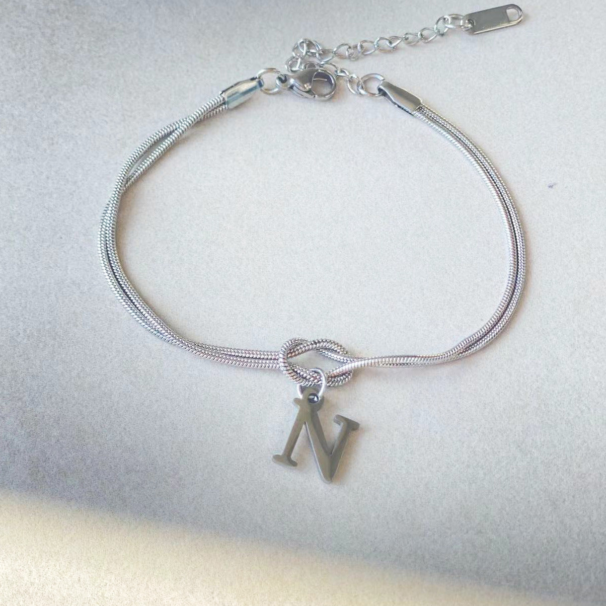 Stainless steel couple bracelets