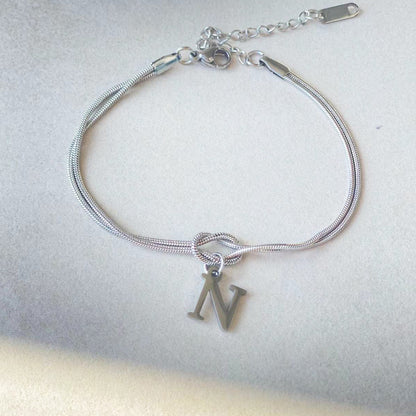 Stainless steel couple bracelets