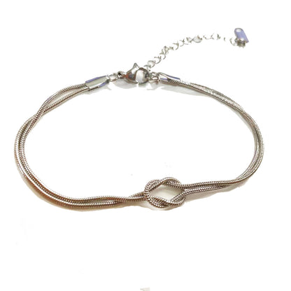 Stainless steel couple bracelets