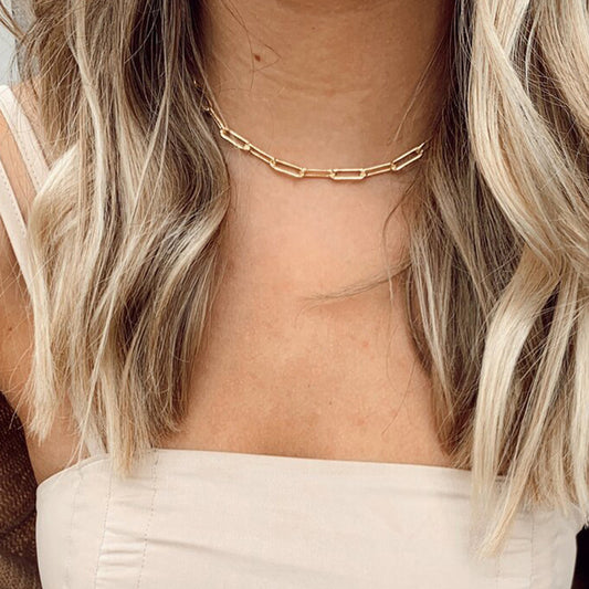Stainless Steel Cross Chain Necklace
