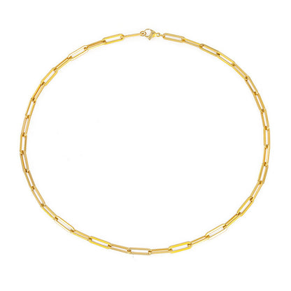 Stainless Steel Cross Chain Necklace