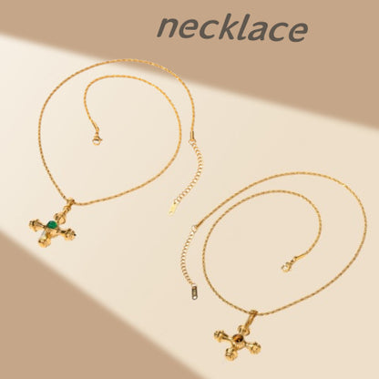Stainless steel cross necklace
