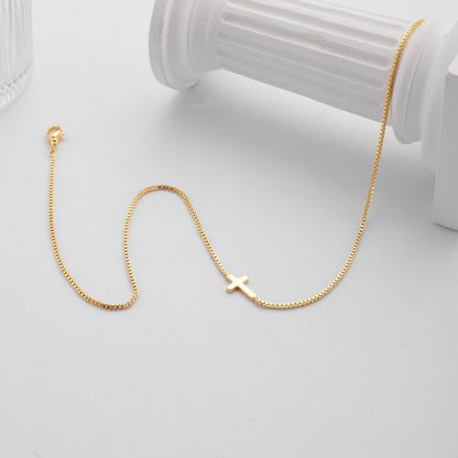 Stainless steel cross necklace