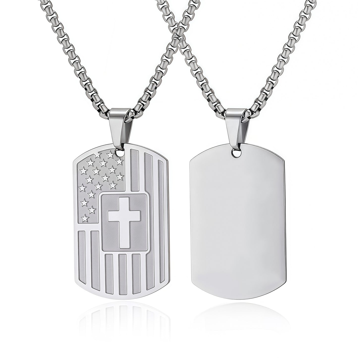Stainless steel cross pendant