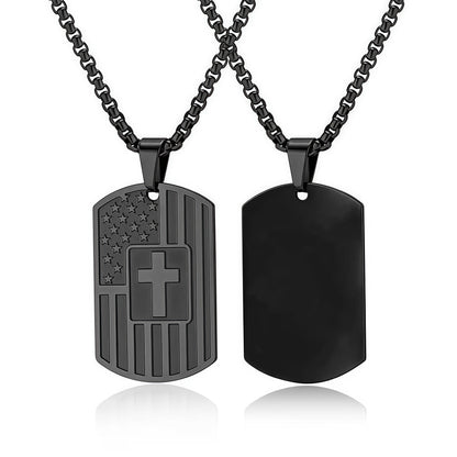 Stainless steel cross pendant