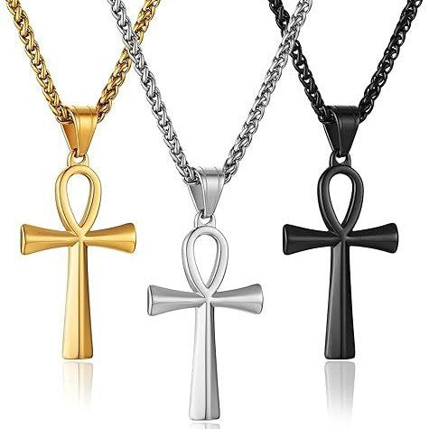 Stainless Steel Cross Pendant Necklace