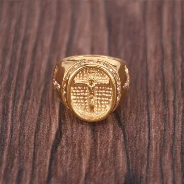 Stainless steel cross ring