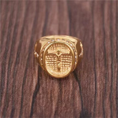 Stainless steel cross ring