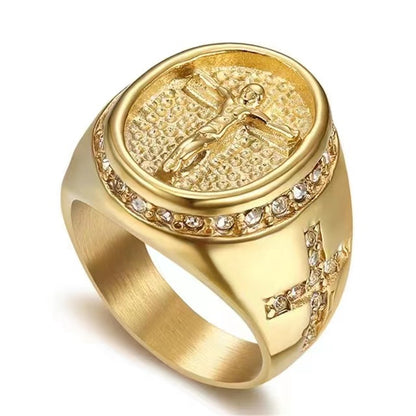 Stainless steel cross ring