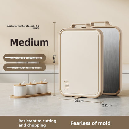 stainless steel cutting board