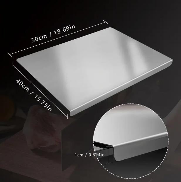 Stainless steel cutting board