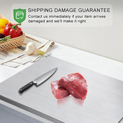 Stainless steel cutting board