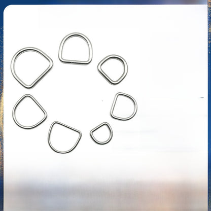 Stainless Steel D-Ring Buckles for Clothing and Accessories