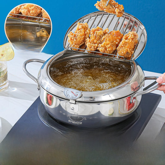 Stainless steel deep fryer