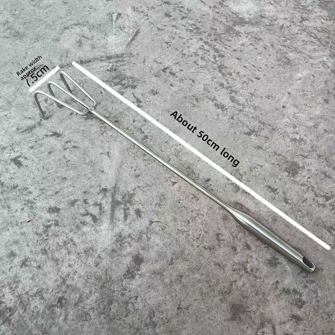 Stainless Steel Digging Rake for Beach and Garden