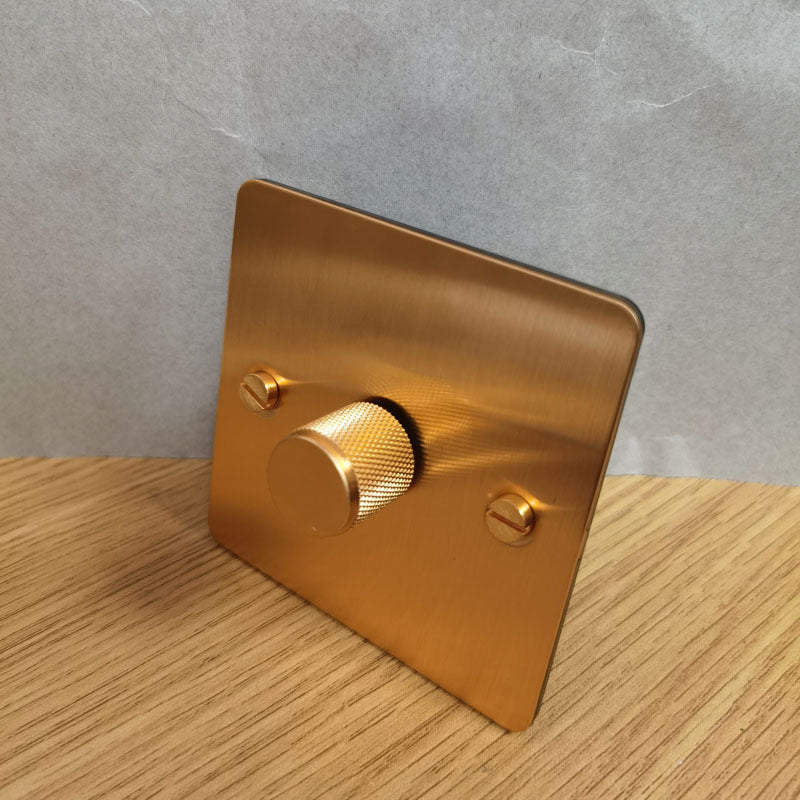 Stainless Steel Dimmer Switch 86 Type Metal Retro