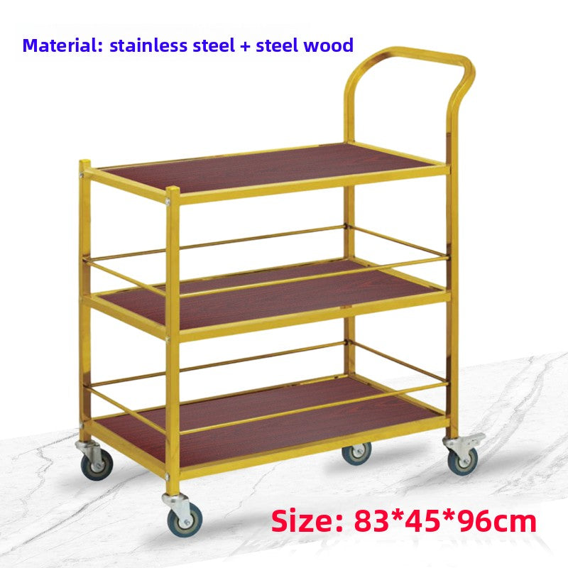 Stainless steel dining cart