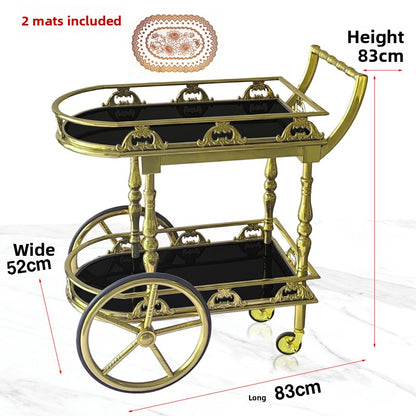 Stainless steel dining cart