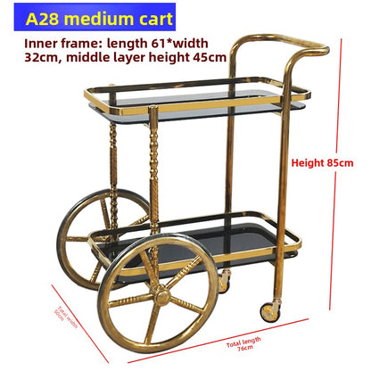Stainless steel dining cart