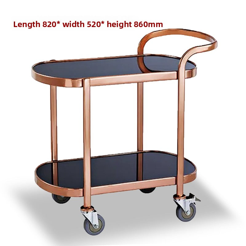 Stainless steel dining cart