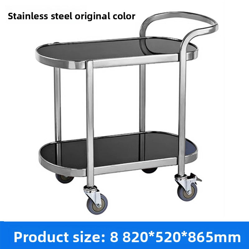 Stainless steel dining cart