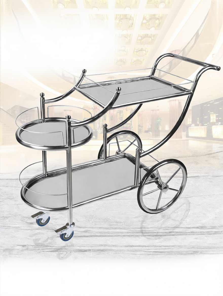 Stainless steel dining cart