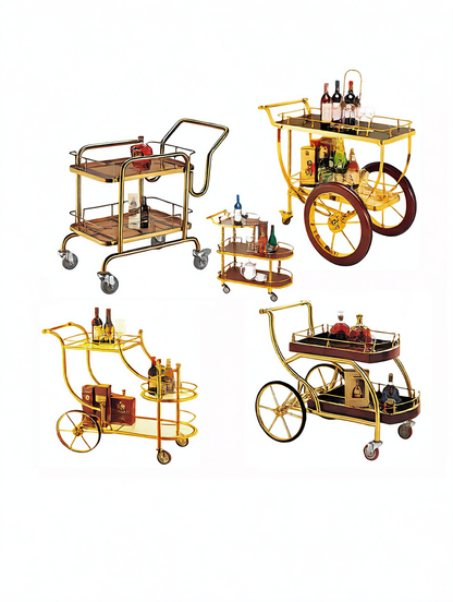 Stainless steel dining cart