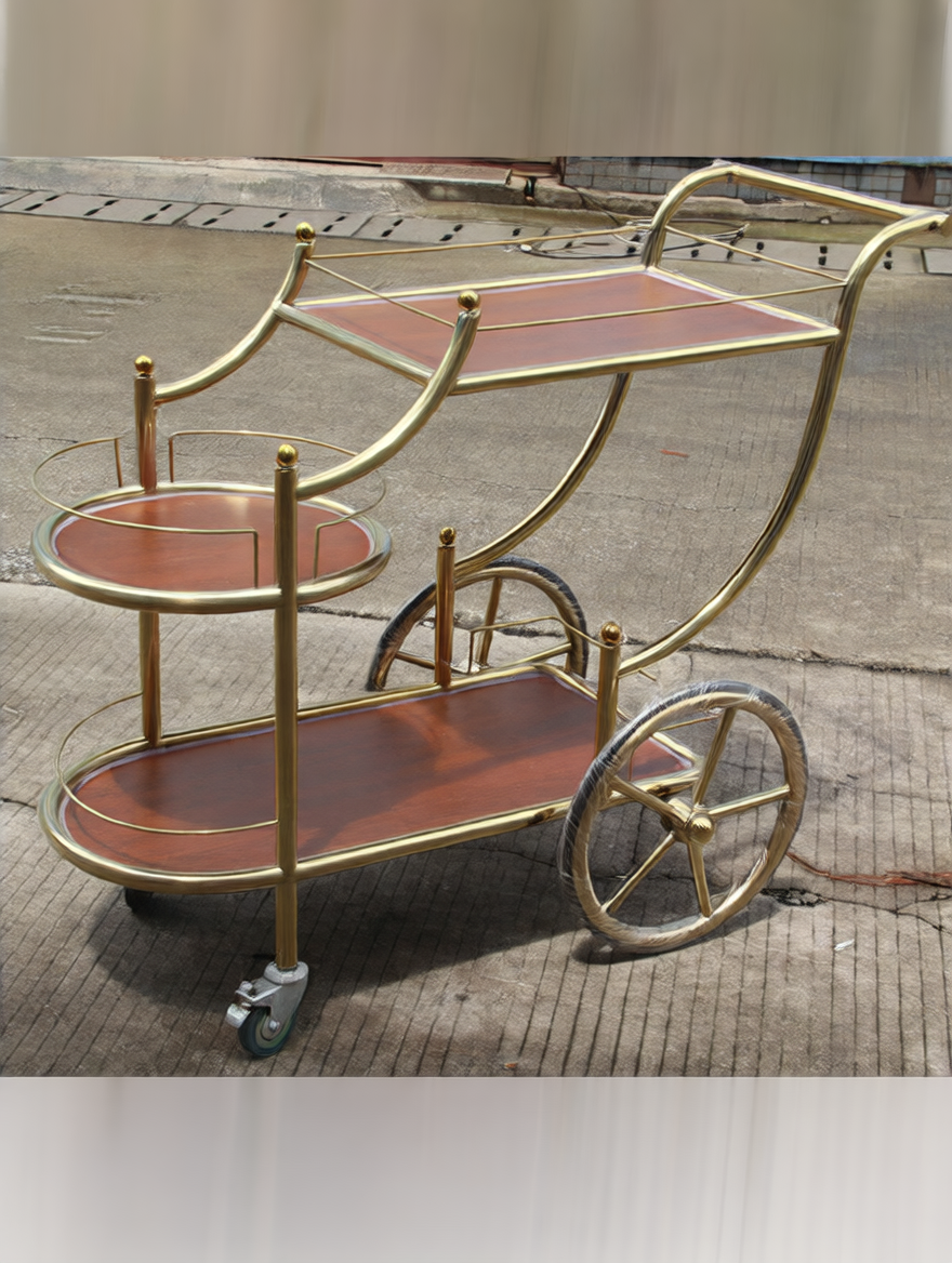 Stainless steel dining cart
