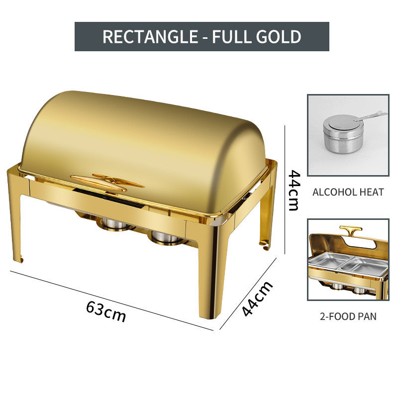 Stainless steel dining stove