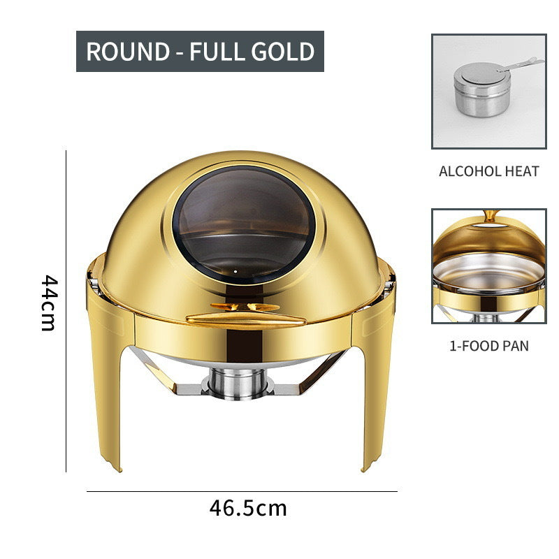 Stainless steel dining stove