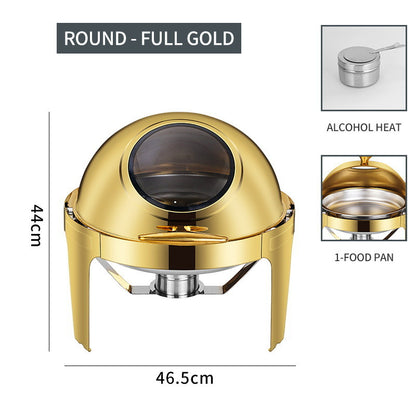 Stainless steel dining stove