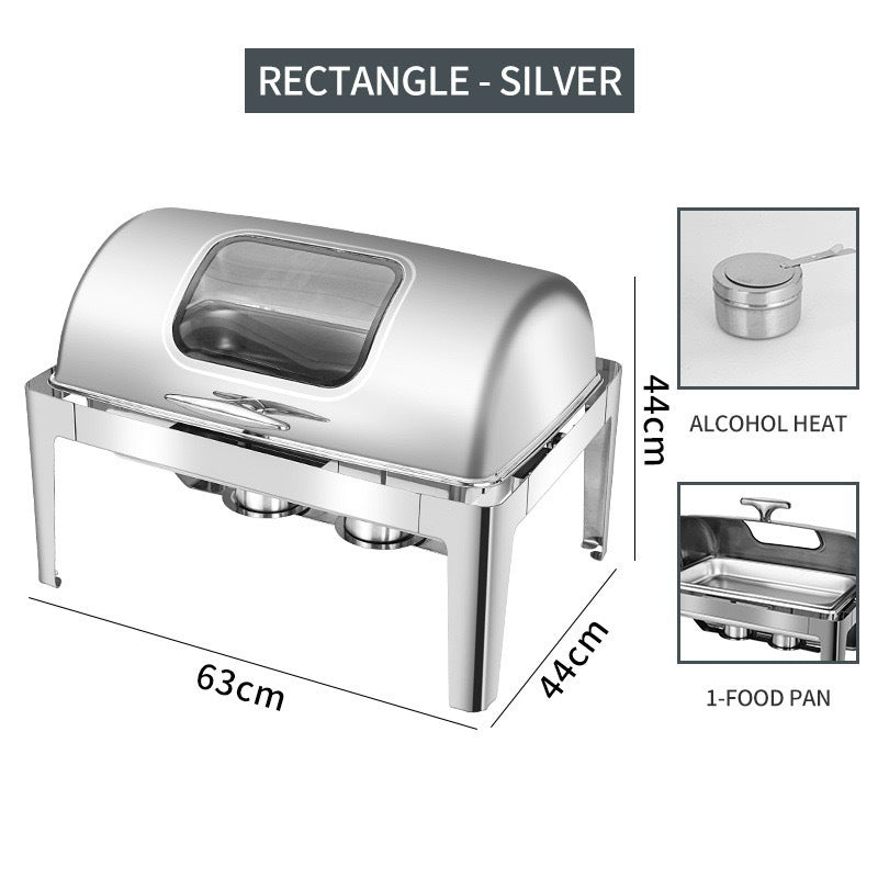 Stainless steel dining stove