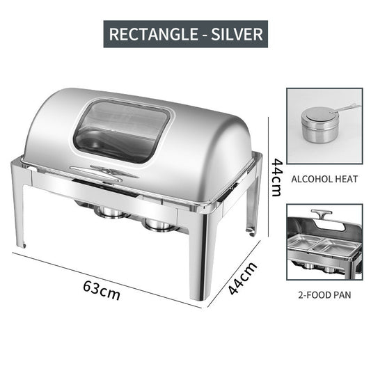 Stainless steel dining stove