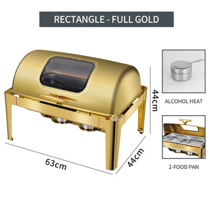 Stainless steel dining stove