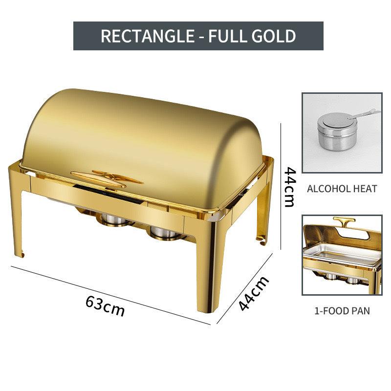 Stainless steel dining stove