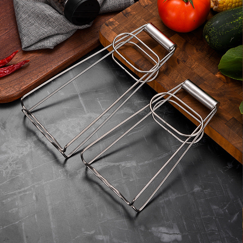 Stainless Steel Dish Lifting Clamp Kitchen Tool
