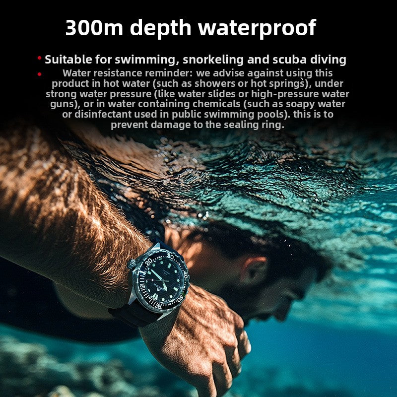 Stainless steel diving watch