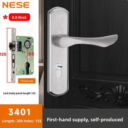 Stainless steel door lock
