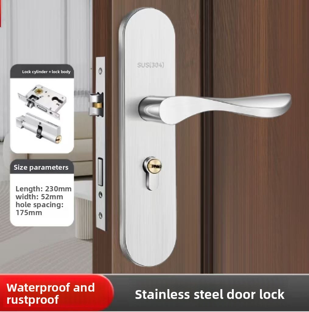 Stainless steel door lock